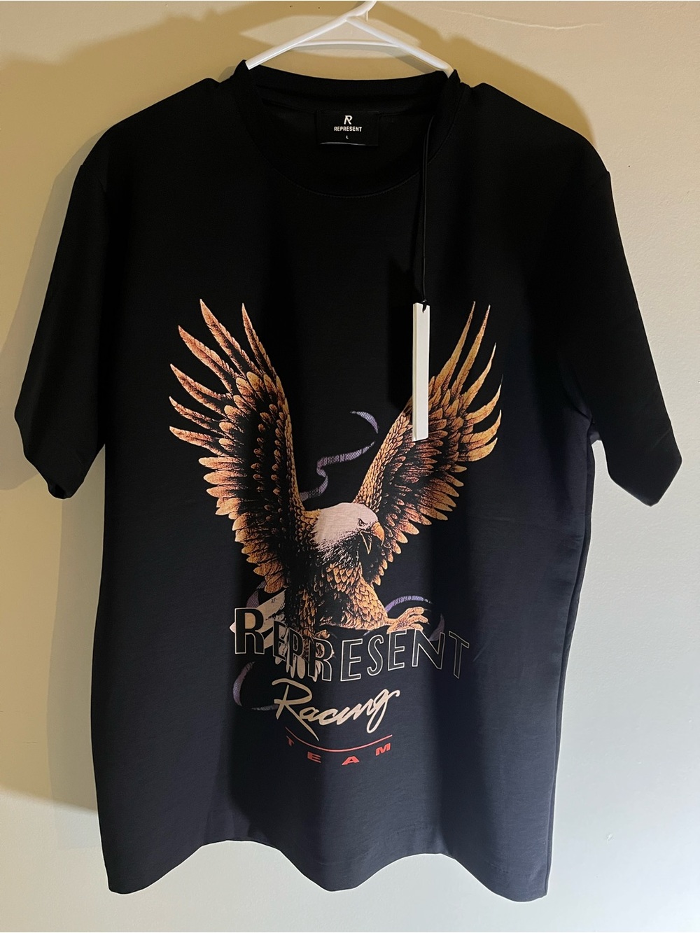 Represent Racing Black Eagle Graphic Tee - Black